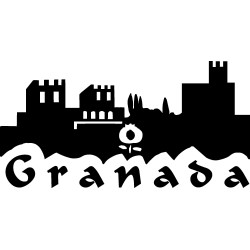 Granada alhambra pegatina...
