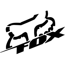 Logo fox letra 15 cm....