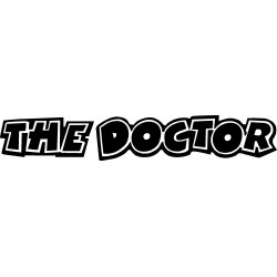 The doctor 10 cm pegatina...