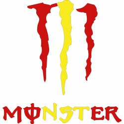 Monster bandera 6 cm...