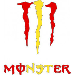 Monster bandera 10 cm...
