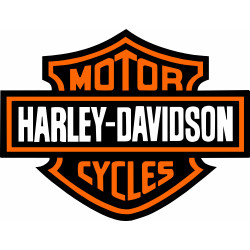Harley cycles 10cm pegatina...