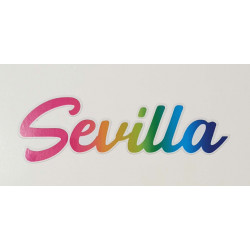 Sevilla colores pegatina...