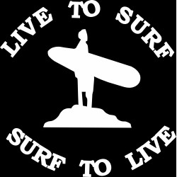 Live to surf blanca...