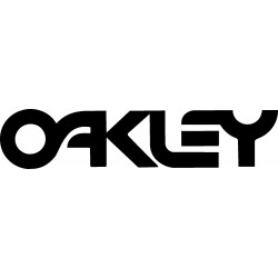 Oakley pegatina negra...