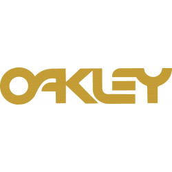 Oakley pegatina oro...