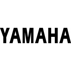 Yamaha pegatina negra...