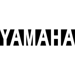 Yamaha pegatina blanca...