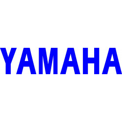 Yamaha pegatina azul...