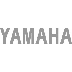 Yamaha pegatina plata...