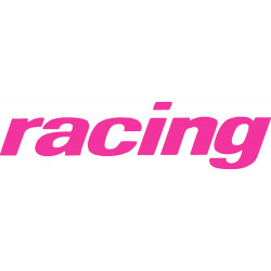 Racing iii pegatina rosa...
