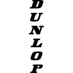 Dunlop vertical pegatina...