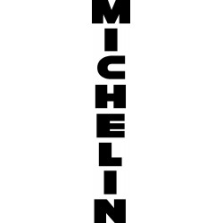 Michelin vertical pegatina...